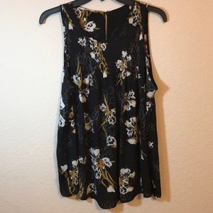 Floral tank blouse. Mossimo